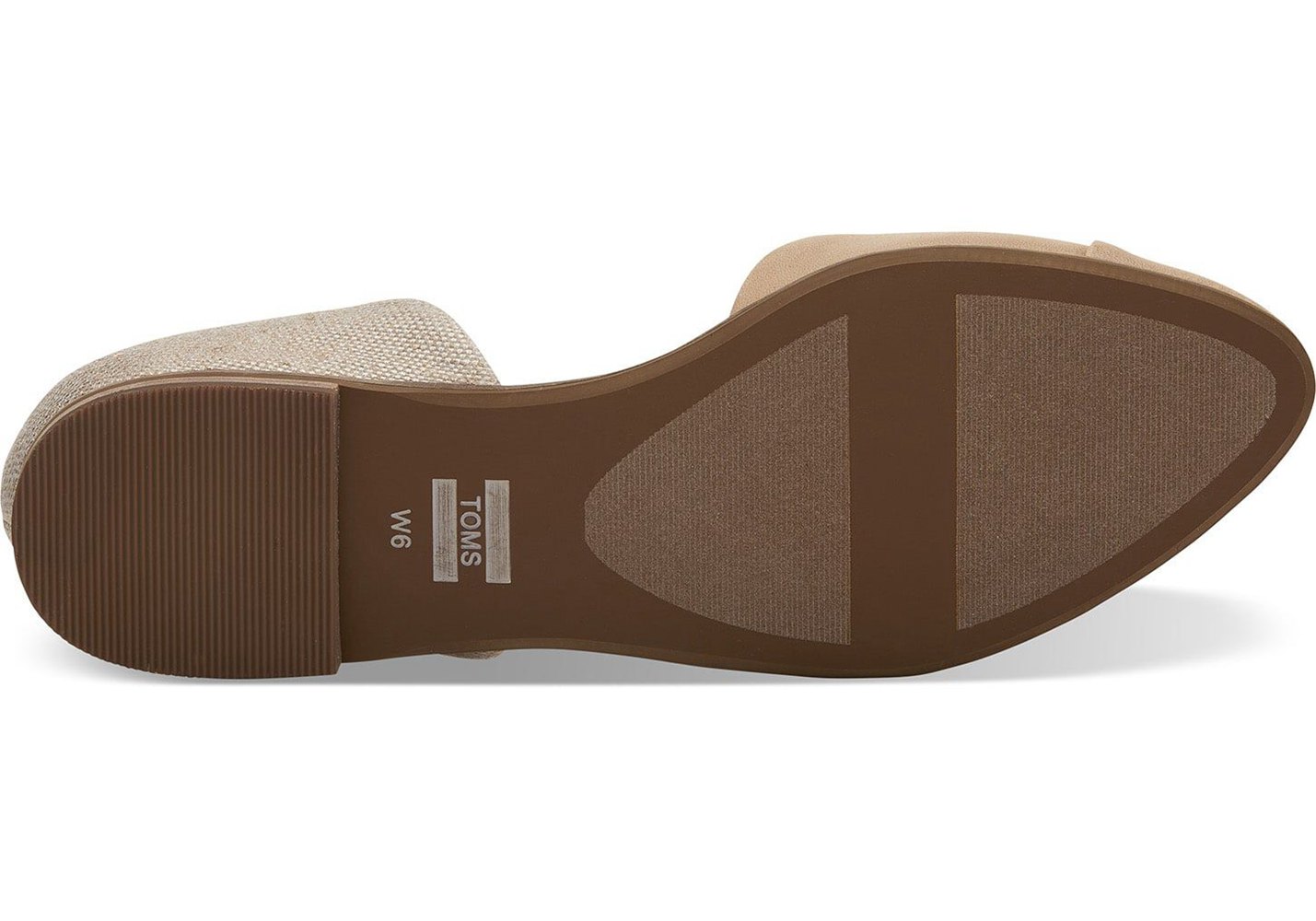 Toms Płaskie Buty Damskie Pomarańczowe - Jutti D\'orsay - 20RGSOUMB